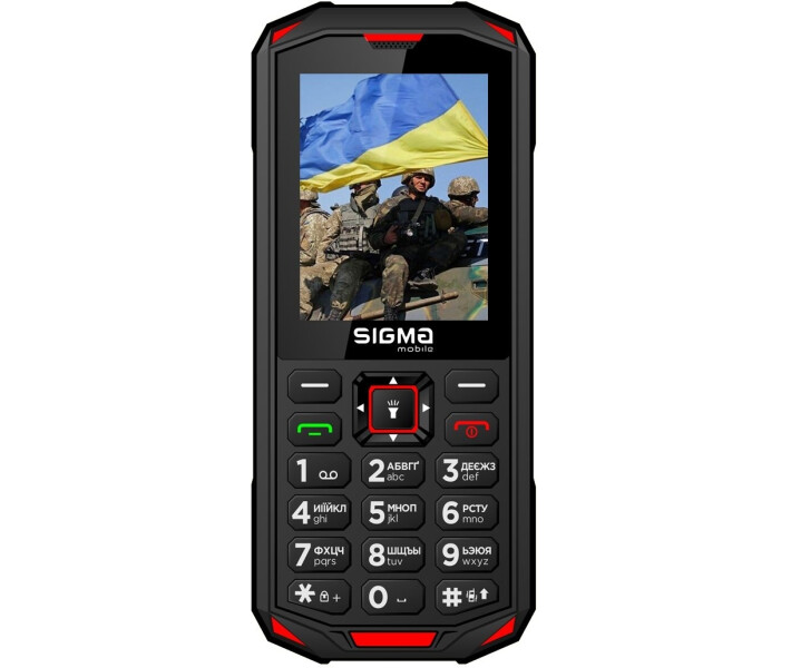Фото - смартфон и мобильный телефон Мобильный телефон Sigma mobile X-treme PA68 black-red