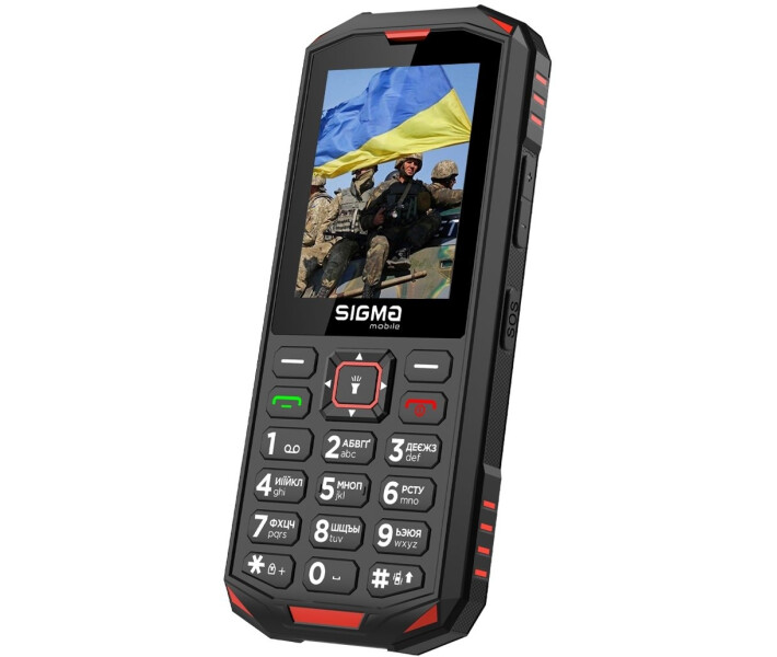 Фото - смартфон и мобильный телефон Мобильный телефон Sigma mobile X-treme PA68 black-red