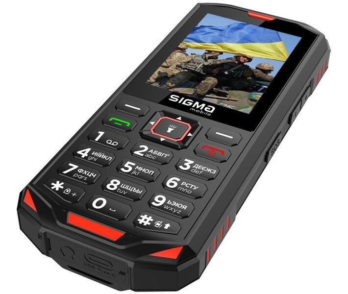 Фото - смартфон и мобильный телефон Мобильный телефон Sigma mobile X-treme PA68 black-red