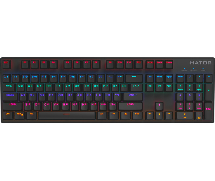 Клавиатура игровая механическая HATOR Starfall Rainbow Origin Red (HTK-608)  купить в Киеве ☛ цены на Allo.ua | Харьков, Днепр, Одесса и вся Украина