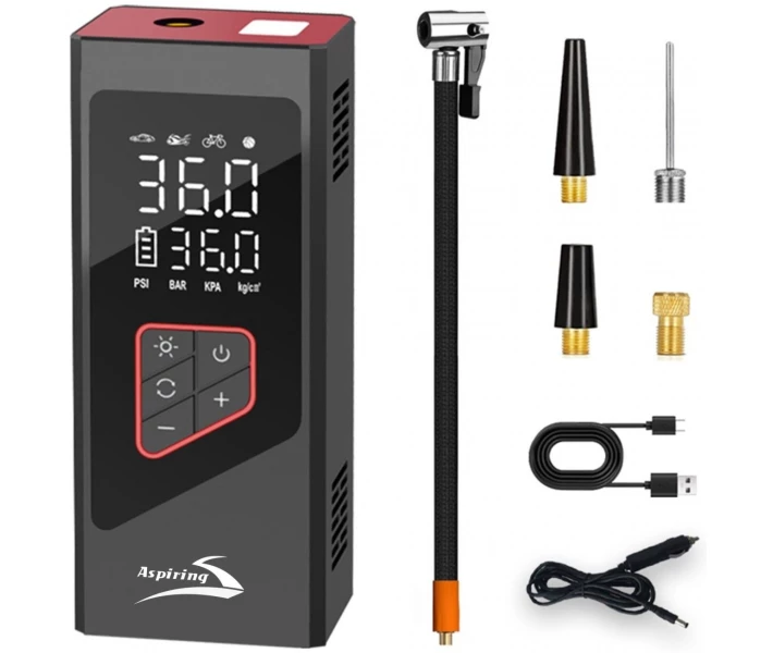Фото - автокомпрессор Автомобильный компрессор Aspiring Storm 3 30L/min с функцией Powerbank 90W, ST.90W