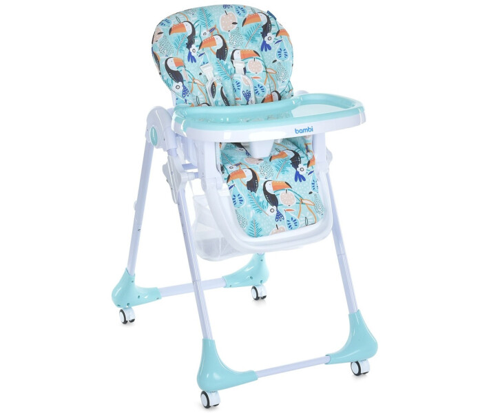 Фото - стульчик для кормления Стульчик для кормления Bambi M 3233 (toucan mint)