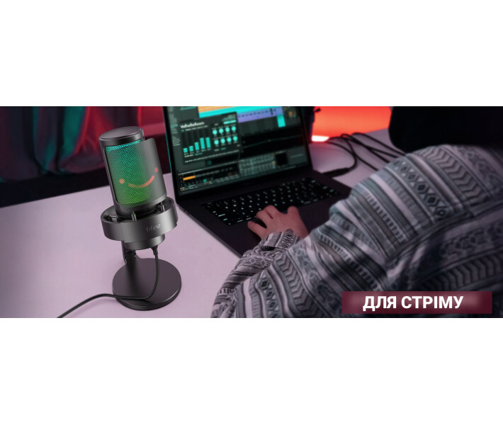 Фото - микрофон для караоке Микрофон Fifine RGB AMPLIGAME A8