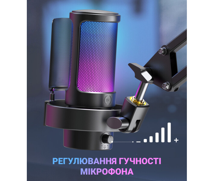 Фото - микрофон для караоке Микрофон Fifine RGB AMPLIGAME A8