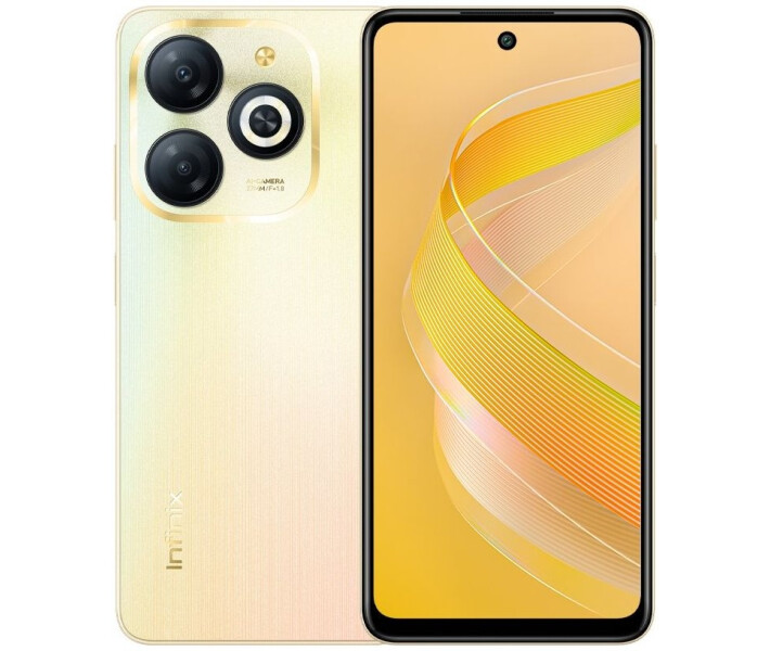 Фото - смартфон и мобильный телефон Infinix SMART 8 4/64 SHINNY GOLD (X6525)