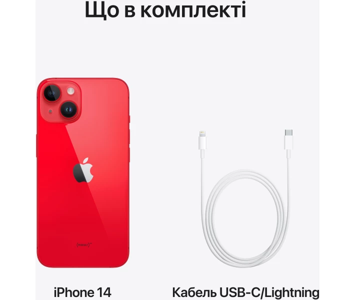 Apple iPhone 14 128GB (PRODUCT)RED (MPVA3) купить в Киеве ☛ цены