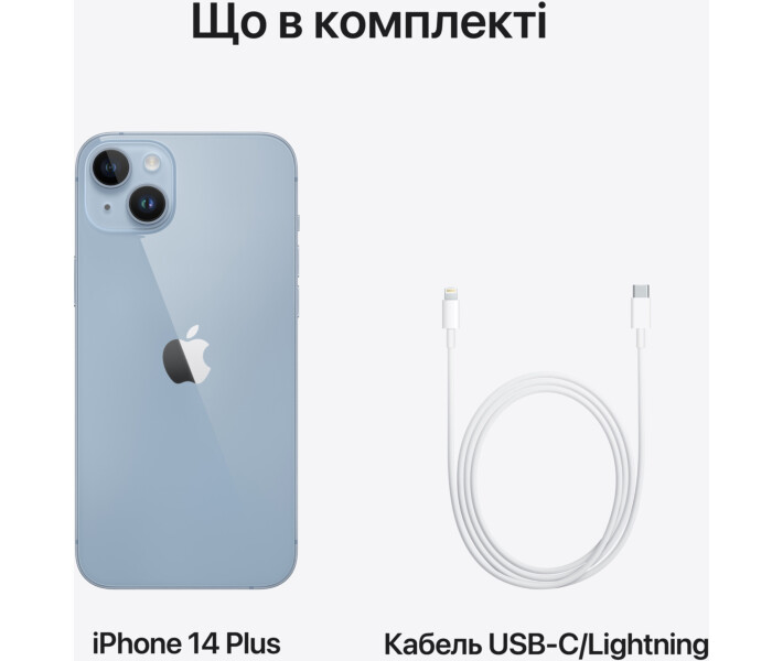 Фото - смартфон и мобильный телефон Apple iPhone 14 Plus 128GB Blue (MQ523)