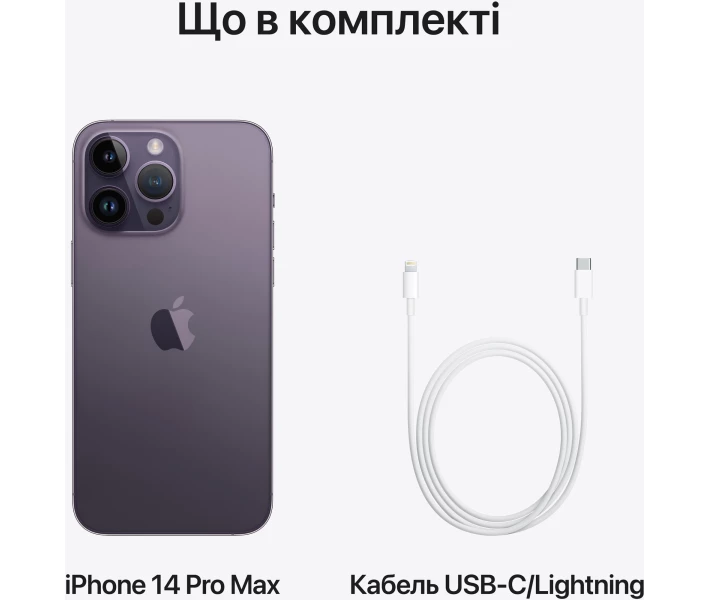 Apple iPhone 14 Pro Max 256GB Deep Purple (MQ9X3) купить в