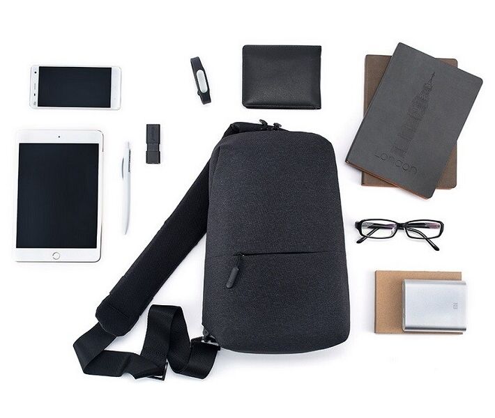 mi city sling bolsa dark grey
