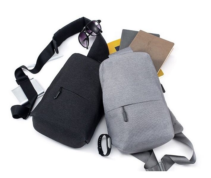 mi city sling bolsa dark grey