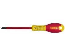 Купить - отвертку  Отвертка электрика STANLEY FatMax VDE 1000V Pz2х125мм (0-65-419)