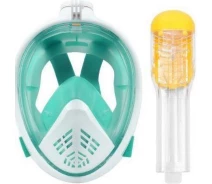 Купить - маска для дайвинга  Маска для дайвинга swiming mask L/XL 5460 (бирюза) (009813)