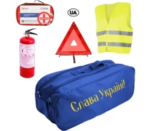 Купить - набор автомобилиста  Набор автомобилиста Евростандарт Слава Україні 01-205-IS синяя сумка (01-205-IS)