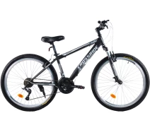 Купить - велосипед и аксессуар  Велосипед CROSSRIDE 26 MTB ST SHARK 15 серый (0173-150-С)