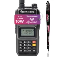 Купить - радиостанцию  Рация профессиональная Quansheng TG-UV2 PLUS,UHF/VHF, 10 Ватт, батарея 4000 мАч  + Ремешок на шею
