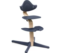 Купить -  Стульчик детский Stokke Nomi Natural Navy (натуральный синий) (626505)