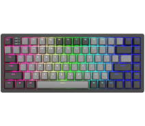 Купить - клавиатуру  Клавиатура игровая Dark Project KD83A Gateron Cap Teal RGB ENG/UA Black/Cloud Grey (KB-GCT-871-100004)