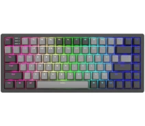 Купить - клавиатуру  Клавиатура игровая Dark Project KD83A Gateron Cap Teal RGB ENG/UA Black/Cloud Grey (KB-GCT-871-100004)
