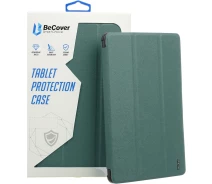 Купить - чехол  Чехол-книжка Soft Edge TPU BeCover с креплением для стилуса для Xiaomi Redmi Pad SE 8.7" Dark Green (712566)