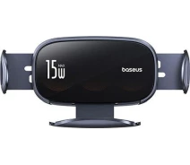 Купить - автомобильный держатель  Держатель Baseus Triple-Coil Wireless Charging Electric Car Mount Cluster Electric Car (C40355901111-00)черн
