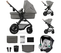 Купить - детскую коляску  Универсальная коляска 3 в 1 Kinderkraft Moov 2 Air Light Gray (KSMOOV02LGR3000) (00-00305288)