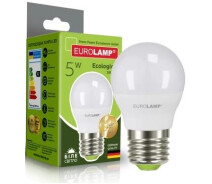 Купить - лампу  Лампа LED EUROLAMP G45 P 5W E27 4000K (LED-G45-05274(P))