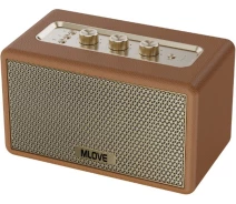 Купить - портативную колонку  Портативная акустика Mlove A200 Elegant Retro Brown