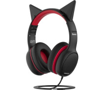 Купить - наушники  Наушники Promate Simba (simba.onyx) Black/Red