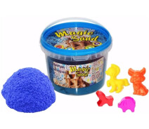 Купить - кинетический песок  Кинетический песок Strateg Magic Sand голубой в ведре 500 г (371-2)