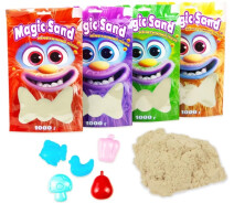Купить - кинетический песок  Кинетический песок Strateg Magic sand класический 1 килограмм (39404-1)