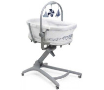Купить - детскую кроватку  Кроватка-стульчик для кормления 5 в 1 Chicco Baby Hug Pro Белый (87076.14)