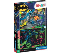 Купить - пазл  Пазл светящийся в темноте Clementoni "Batman", серия "Glowing", 104 элемента (27175)