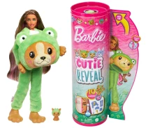Купить - игрушку для девочки  Кукла Barbie "Cutie Reveal" серии "Великолепное комбо" – щенок в костюме лягушки (HRK24)