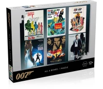 Купить - пазл  Пазл Winning Moves JAMES BOND 007 Actor Debut Poster 1000 pcs (WM01314-ML1-6)