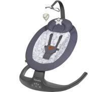 Купить - шезлонг-качалку для новорожденных  Кресло-качалка Lionelo RALF GREY WHITE (LO-RALF GREY WHITE)