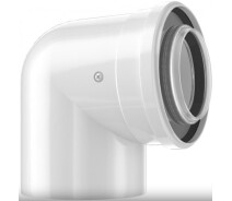 Купить - аксессуар к котлу, бойлеру  Отвод коаксиальный Bosch FC-CE80-87 (7738112648)