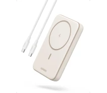 Купить - power bank  Power Bank UGREEN PB560 5000mAh MIni Magnetic Wireless 15W беж