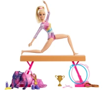 Купить - игрушку для девочки  Игровой набор с куклой Barbie You can be Тренировки по гимнастике (HRG52)