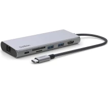 Купить - кардридер  Адаптер Belkin USB-C 7in1 Multiport Dock (INC009BTSGY)