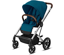 Купить - детскую коляску  Коляска прогулочная Cybex Balios S Lux SLV River Blue turquoise (с бампером) (520001241)