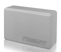 Купить - блок для йоги  Блок для йоги EasyFit EF-1818-GY кирпич для растяжки и пилатеса серый