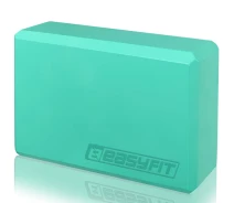 Купить - блок для йоги  Блок для йоги EasyFit EF-1818-M кирпич для растяжки и пилатеса мятный