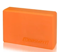 Купить - блок для йоги  Блок для йоги EasyFit EF-1818-OR кирпич для растяжки и пилатеса оранжевый