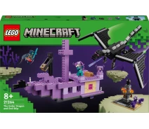 Купить -  Конструктор LEGO® Minecraft Дракон Энда и Корабль Края (21264)