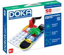 Купить - детский конструктор  Конструктор электронный DOKA "АЛЬТЕРНАТИВНАЯ ЭНЕРГИЯ" (50 схем) (D70711)