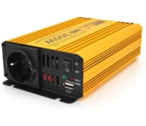 Купить - преобразователь напряжения  Инвертор напряжения Mexxsun MXSPSW-300, 12V/220V, 300W (29174)
