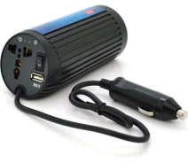 Купить - преобразователь напряжения  Инвертор напряжения POWERMASTER 12V/220V, 150W (29434)