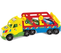 Купить - машинку, модель техники  Тягач Wader Magic Truck Basic с авто-купе (36360)