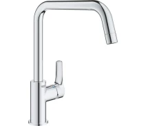 Купить - смеситель  Смеситель для кухни Grohe Via, длина излива - 228мм, поворотный, 1рычаг, хром (30568000)