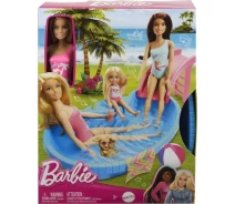 Купить - игрушку для девочки  Набор "Развлечения у бассейна" Barbie (HRJ74)